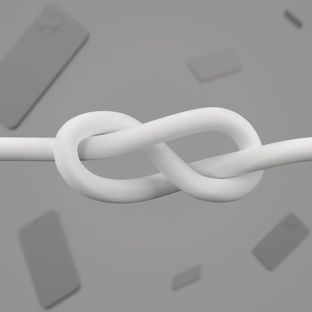 Кабель Belkin USB-A > Lightning зарядка/синхронизация 1м, силиконовый с клипсой, белый teh0013625 - фото 5