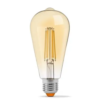 Лампочка Videx Filament ST64FA 10W E27 2200K бронза (VL-ST64FA-10272) - фото 2