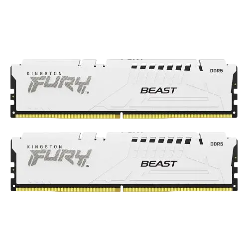 Оперативна пам'ять Kingston Fury 32GB (2x16GB) DDR5 5600MHz Beast White (ex.HyperX) (KF556C40BWK2-32) - фото 2