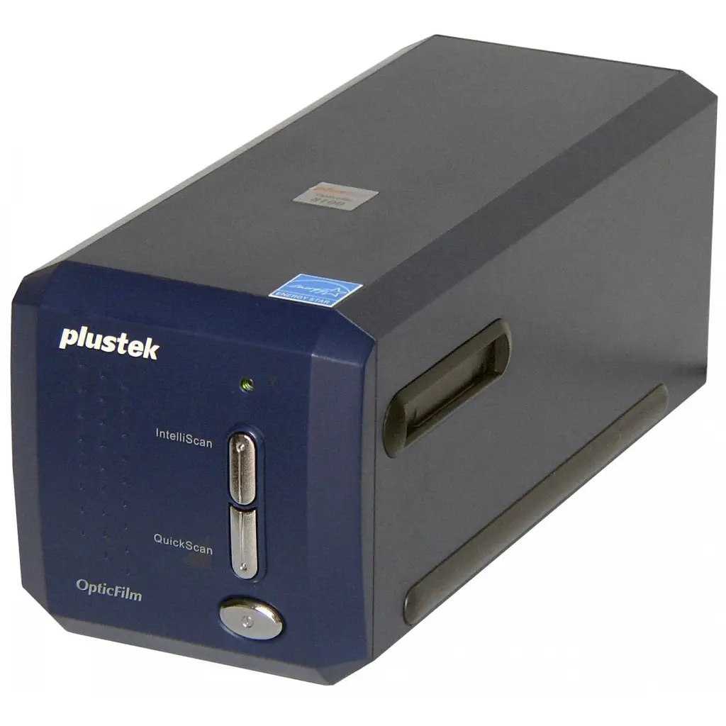 Сканер Plustek OpticFilm 8100 (7200dpi 48bit LED швидк. 36сек. плівковий слайд-сканер синій) (0225TS) - фото 2