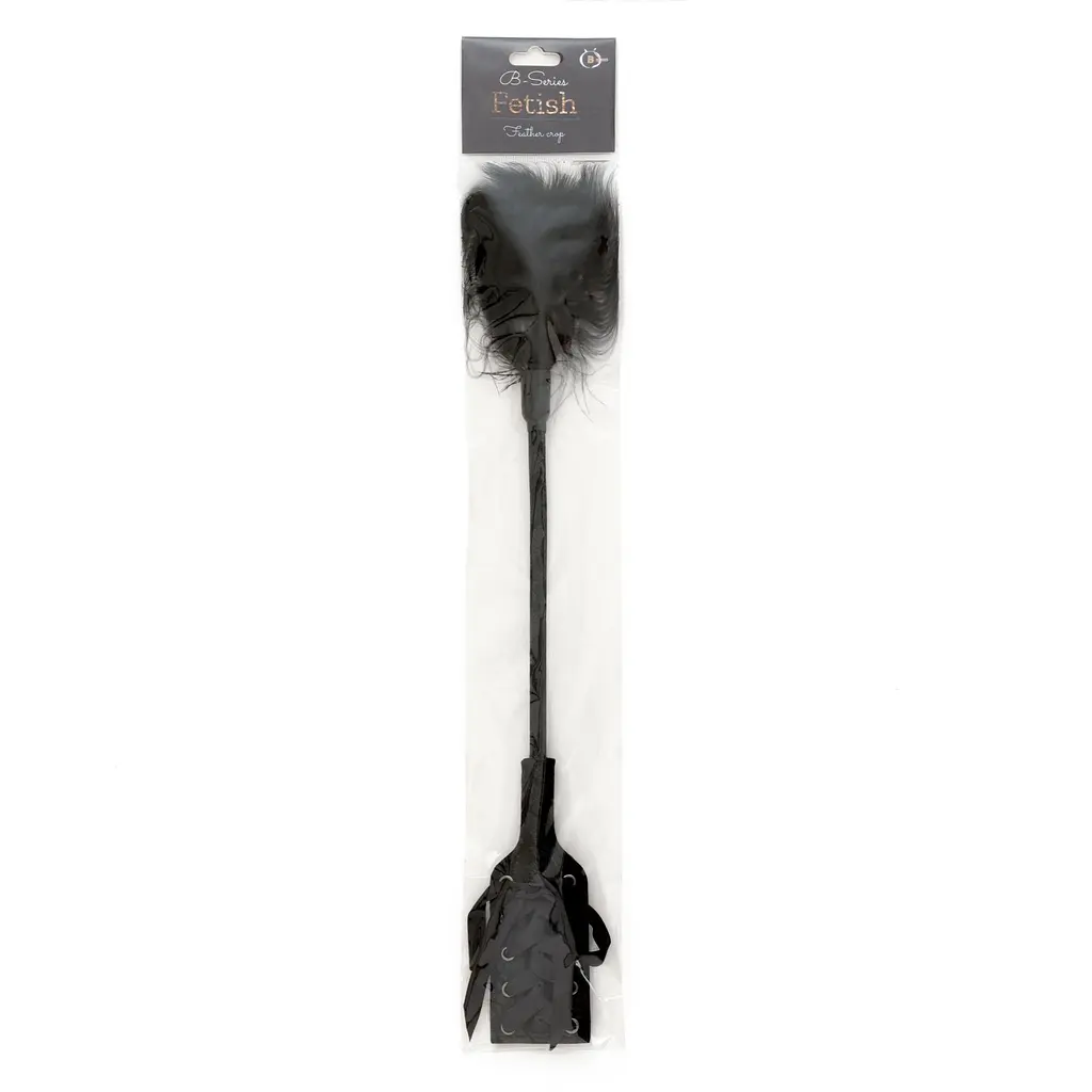 Стек Fetish B-Series Tickler Whip 3.0, 41 см (черный) - фото 4
