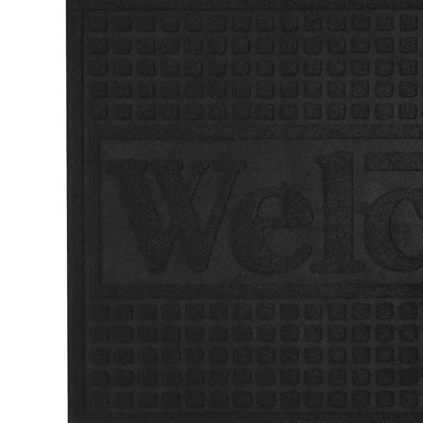 Килимок придверний Eco Fabric Welcome без кромки чорний 45 х 75 см (4575-010) - фото 8