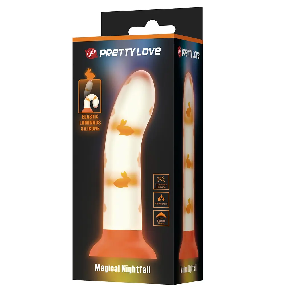 Фаллоимитатор Pretty Love Magical Nightfall 17 см оранжевый - фото 9
