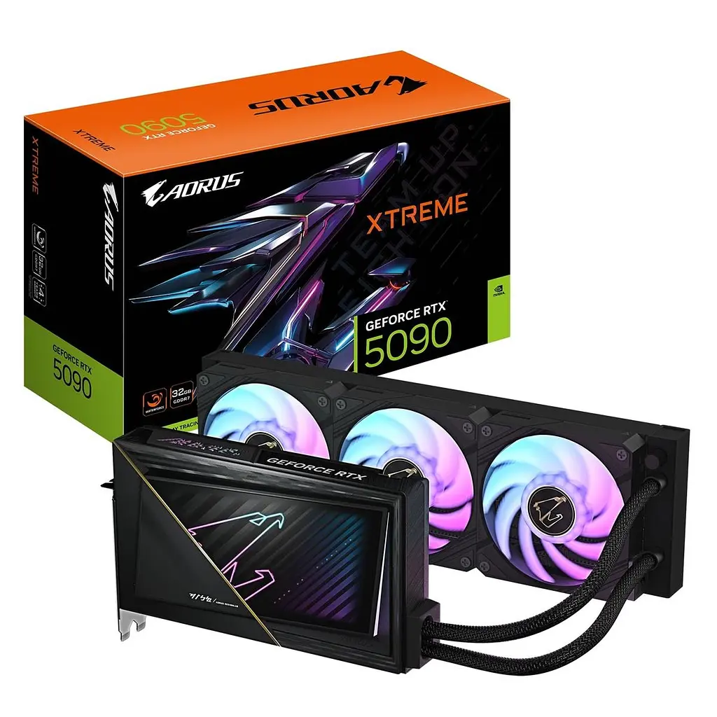 Відеокарта GF RTX 5090 32GB GDDR7 Aorus Xtreme Waterforce Gigabyte (GV-N5090AORUSX W-32GD) - фото 5