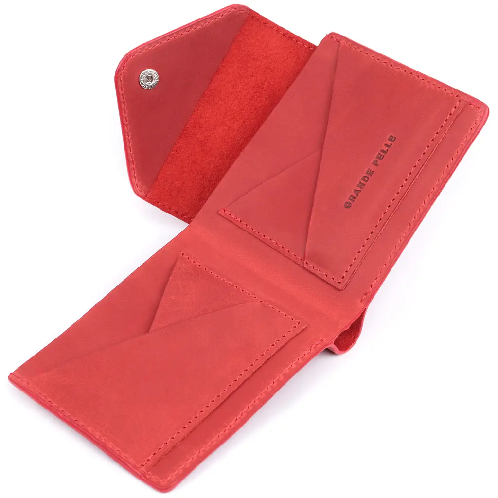 Жіночий шкіряний гаманець Grande Pelle 11.5х9х1.5 см acs0029465 - фото 4