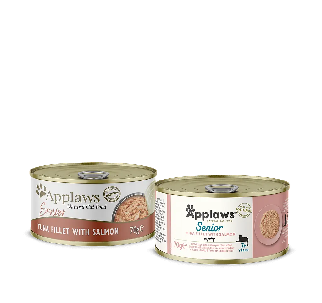Консервований корм для літніх котів Applaws Senior Tuna Fillet with Salmon з тунцем та лососем 70 г - фото 4