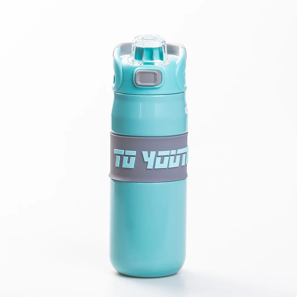 Термос спортивний TO YOUTH 680 мл з мундштуком, м'ятний Yiwu HP-14-54M - фото 6