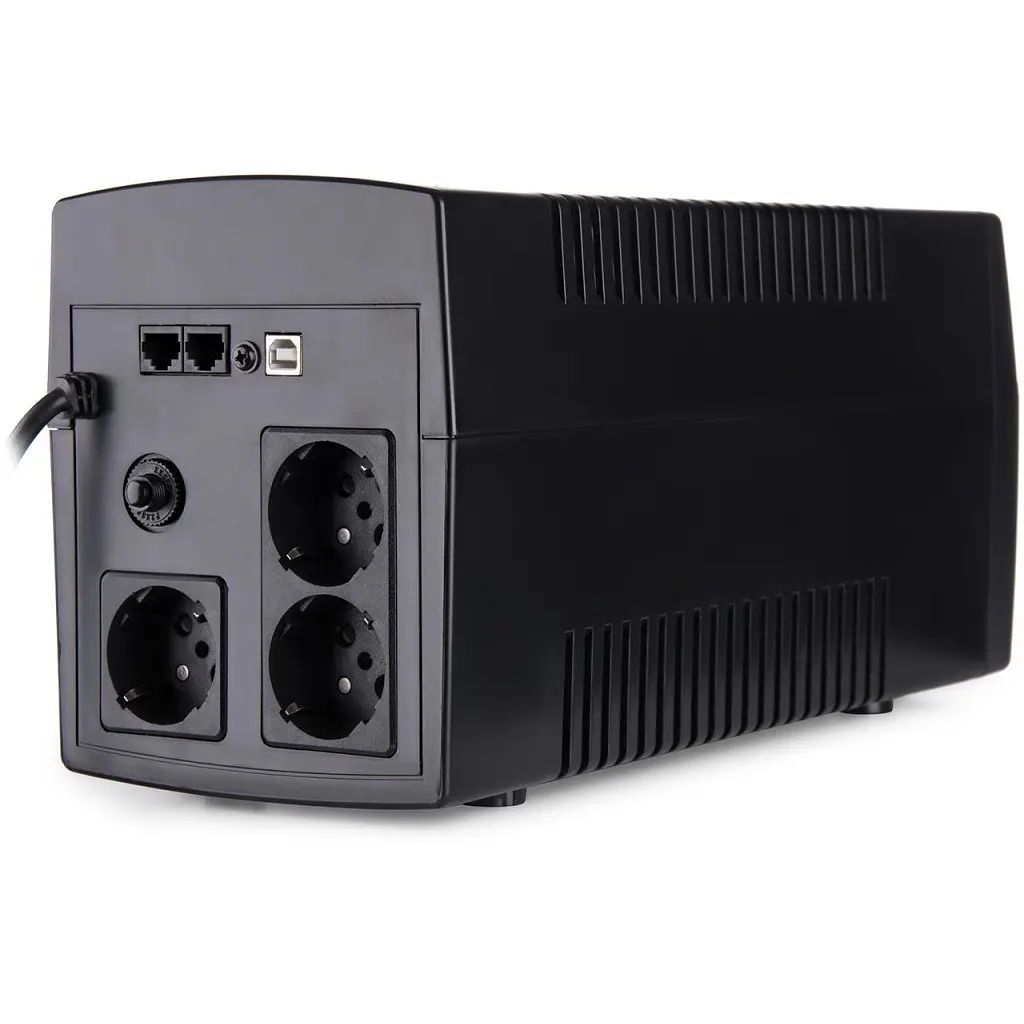 Пристрій безперебійного живлення Vinga LED 1200VA plastic case with USB (VPE-1200PU) - фото 4