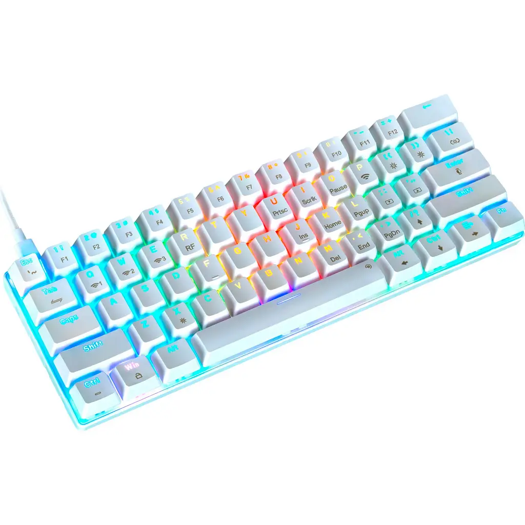 Клавіатура MAD DOG Gateron GK850W White [124819] - фото 3