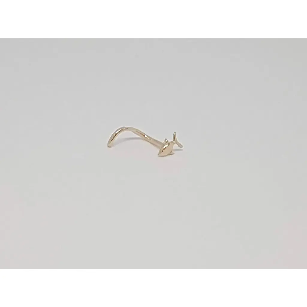 Золота сережка-пірсинг Dear в ніс Dear. 1013 - фото 3