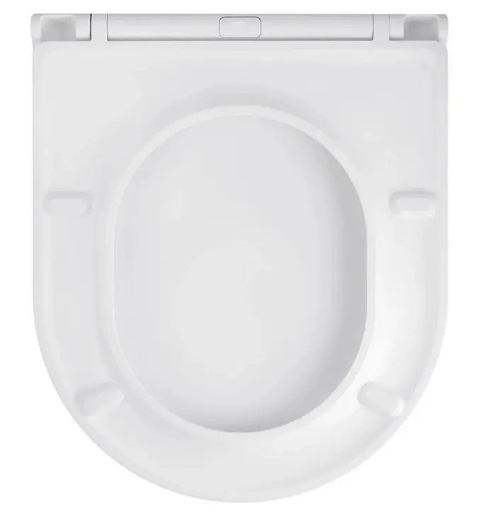 Унітаз підвісний безобідковий Kroner Harz WHI493736 RIMLESS з сидінням Slim Duroplast / Soft-close / Quick relase (KH493736WHIR) (CV029609) - фото 9