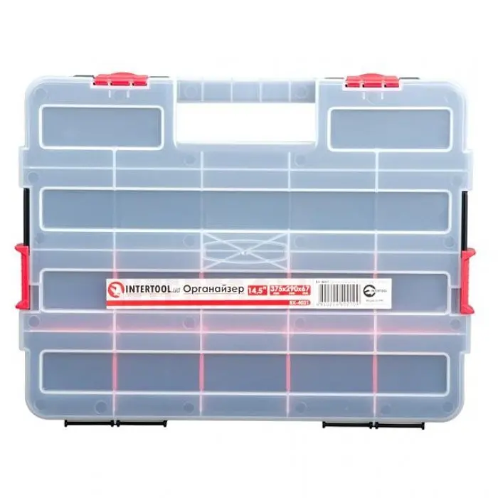 Пластиковий органайзер-валіза для інструментів INTERTOOL BX-4021 - фото 3