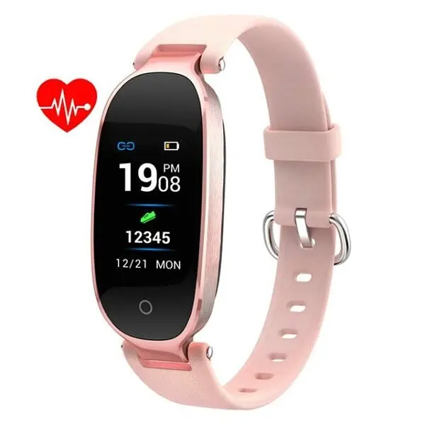 Фітнес браслет Smart Band S3+H Girl (Color Screen) світло-рожевий - фото 3