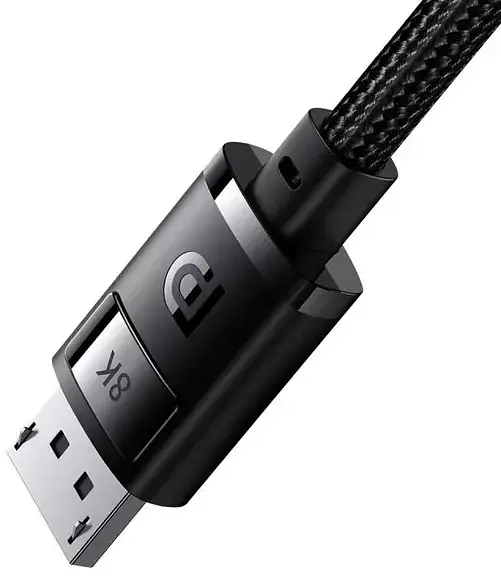 Кабель Baseus High Definition Series DP 8K to DP 8K Adapter Cable 2m B00633706111-02 Black - фото 4