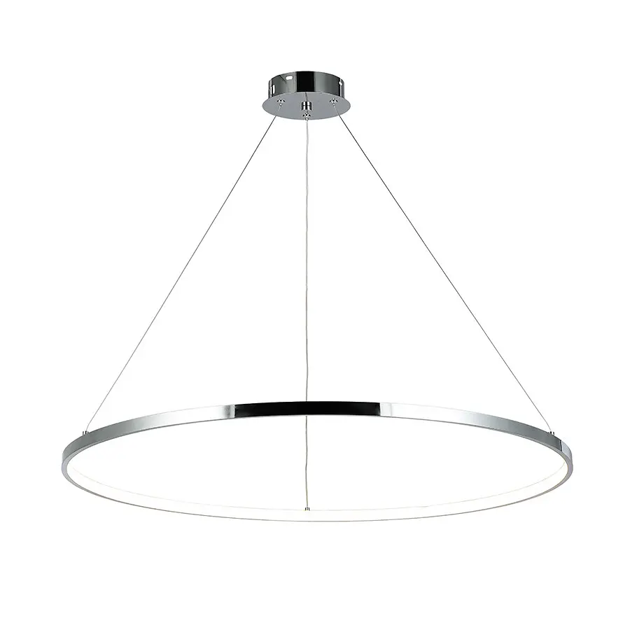 Люстра стельова LED Levistella 7529832-1 CHROME LED (800), 60W, три режими світла, хромований метал, сучасний стиль - фото 2