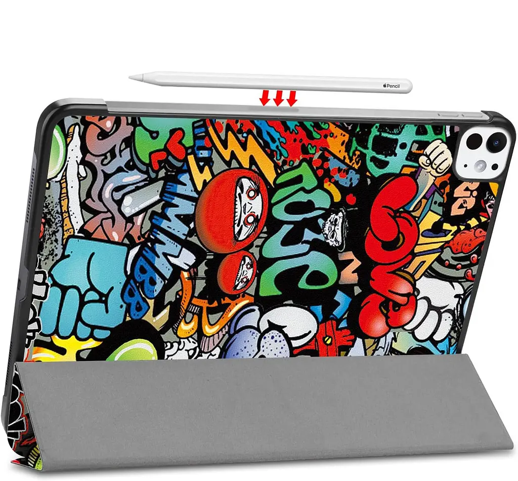Чохол-книжка BeCover Smart Case для Apple iPad Pro 11 M4 2024 Graffiti (711637) - фото 6