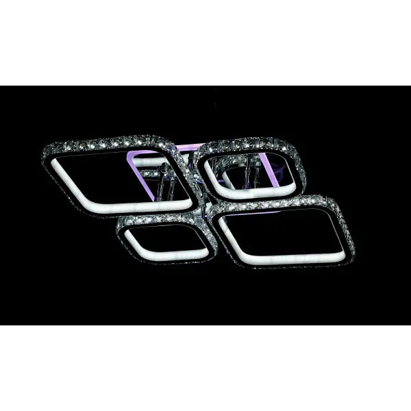 Стельова LED люстра з пультом і нічником Splendid-Ray 30-4023-06 - фото 8