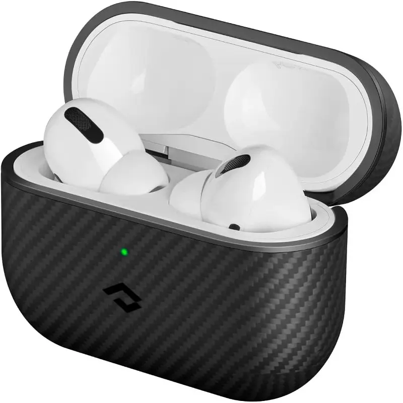 Чохол Pitaka MagEZ Case Twill Black/Grey для AirPods Pro 2nd Gen чорний (APM7001) - фото 2