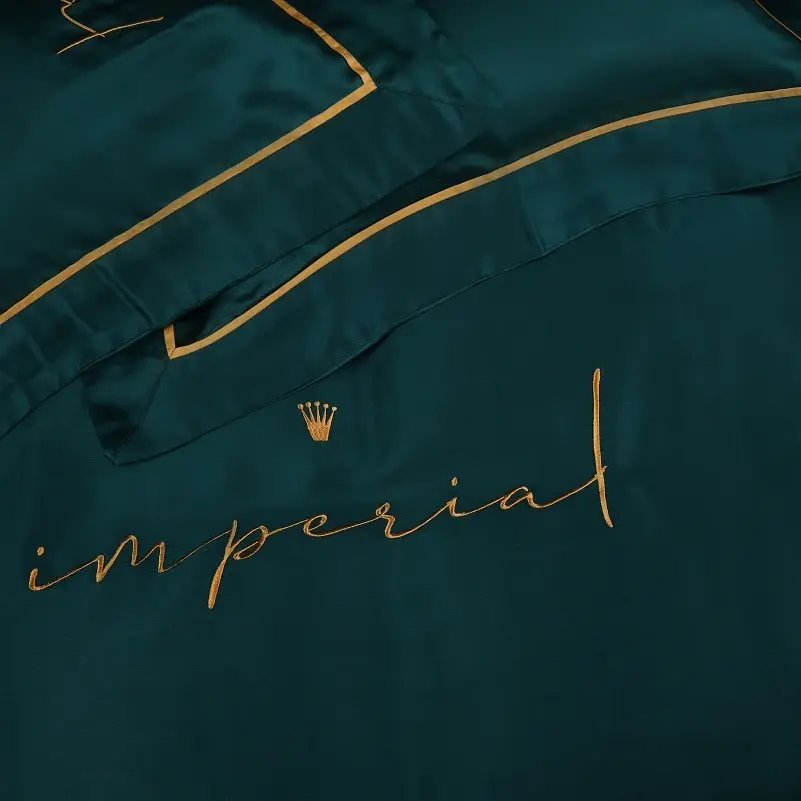 Наволочка MirSon Imperial Tencel №07 Emerald 60х60 см (2200010755831) - фото 4