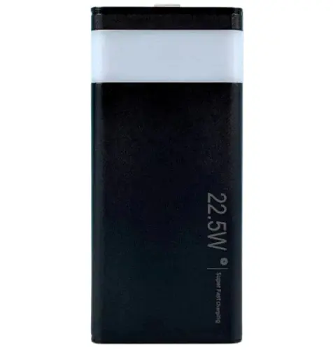 Універсальна мобільна батарея 40000 mAh, TUGII Y54, Black, 22.5 Вт WUW teh0027607