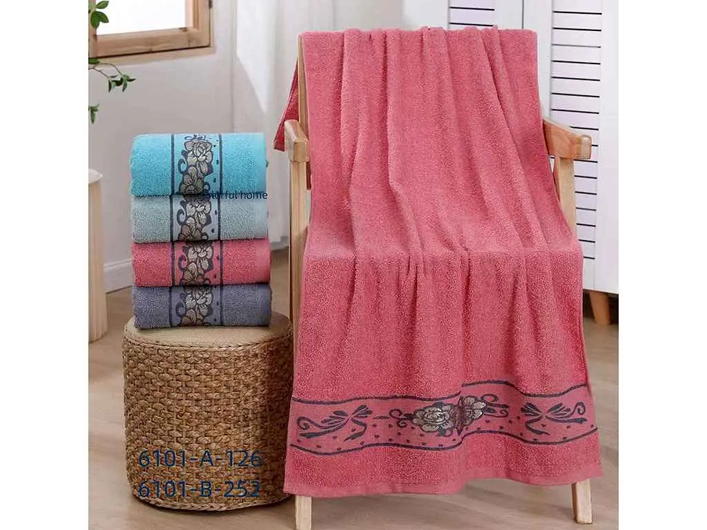 Рушник COLORFULHOME 48*90 махровий арт.6101Б