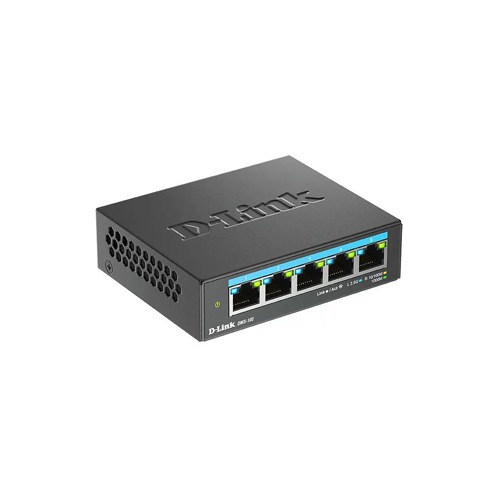 Комутатор мережевий D-Link DMS-105 - фото 2