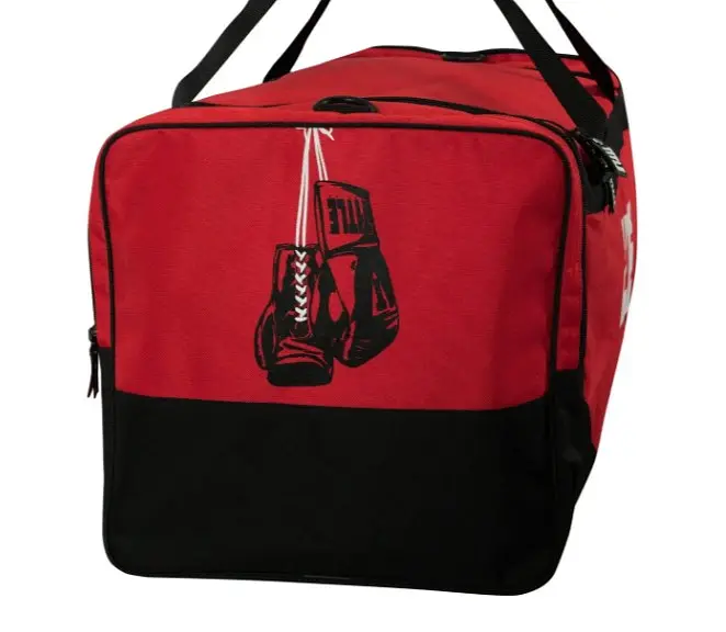 Спортивна сумка TITLE Boxing Deluxe Gear Bag Red 70 л (TBAG45 RD/BK) - фото 4