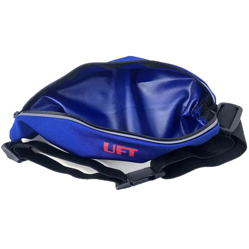Сумка поясна спортивна UFT SW02 Pink для бігу синя - фото 2