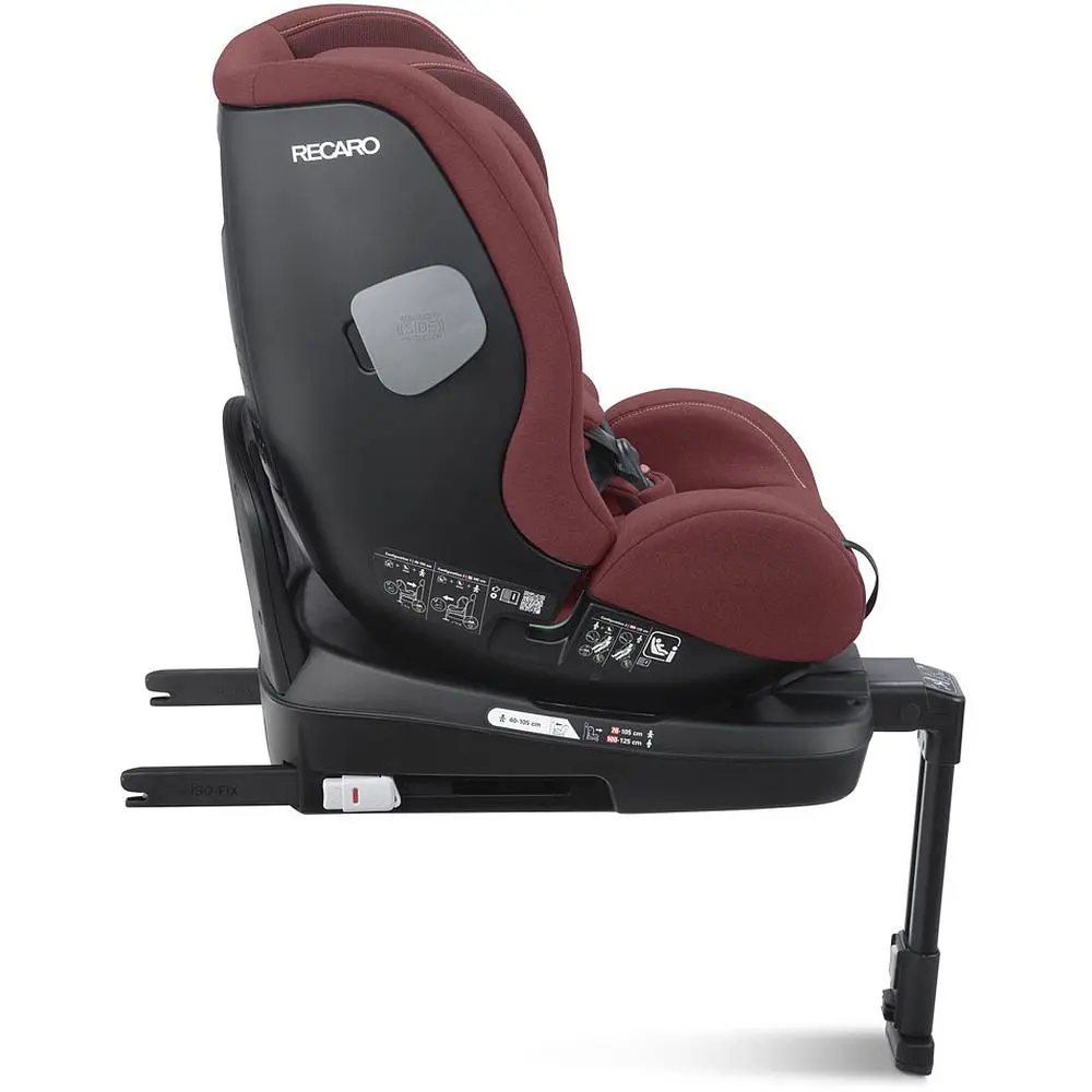 Автокресло Recaro Salia 125 Iron Red, бордовое (89047660050) - фото 8