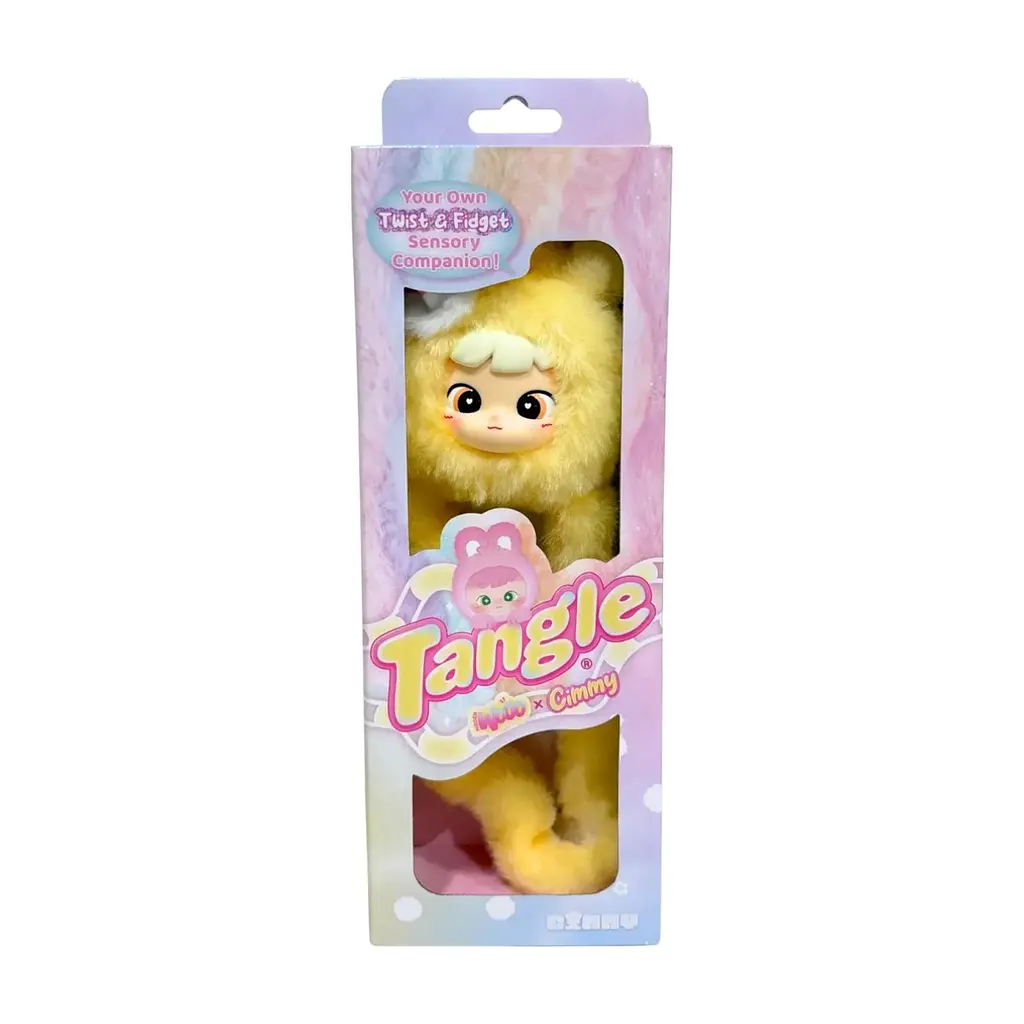 М'яка іграшка Tangle з кільцем Cimmy Fluffy Bunny Lucky (HWTANGLE01S01-YC03) - фото 3