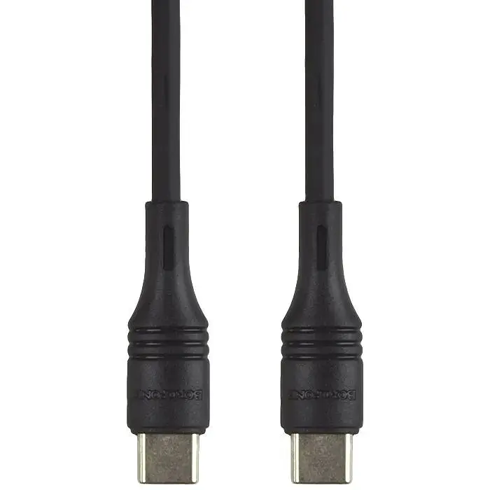 Автомобільний зарядний пристрій Borofone BZ14A PD20W + QC3.0 Type C to Type C 3A Чорний - фото 5