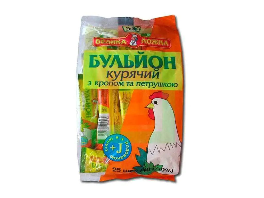 Бульйон ЭКО 250г КУРЯЧИЙ З КРОПОМ Упаковка СТИК