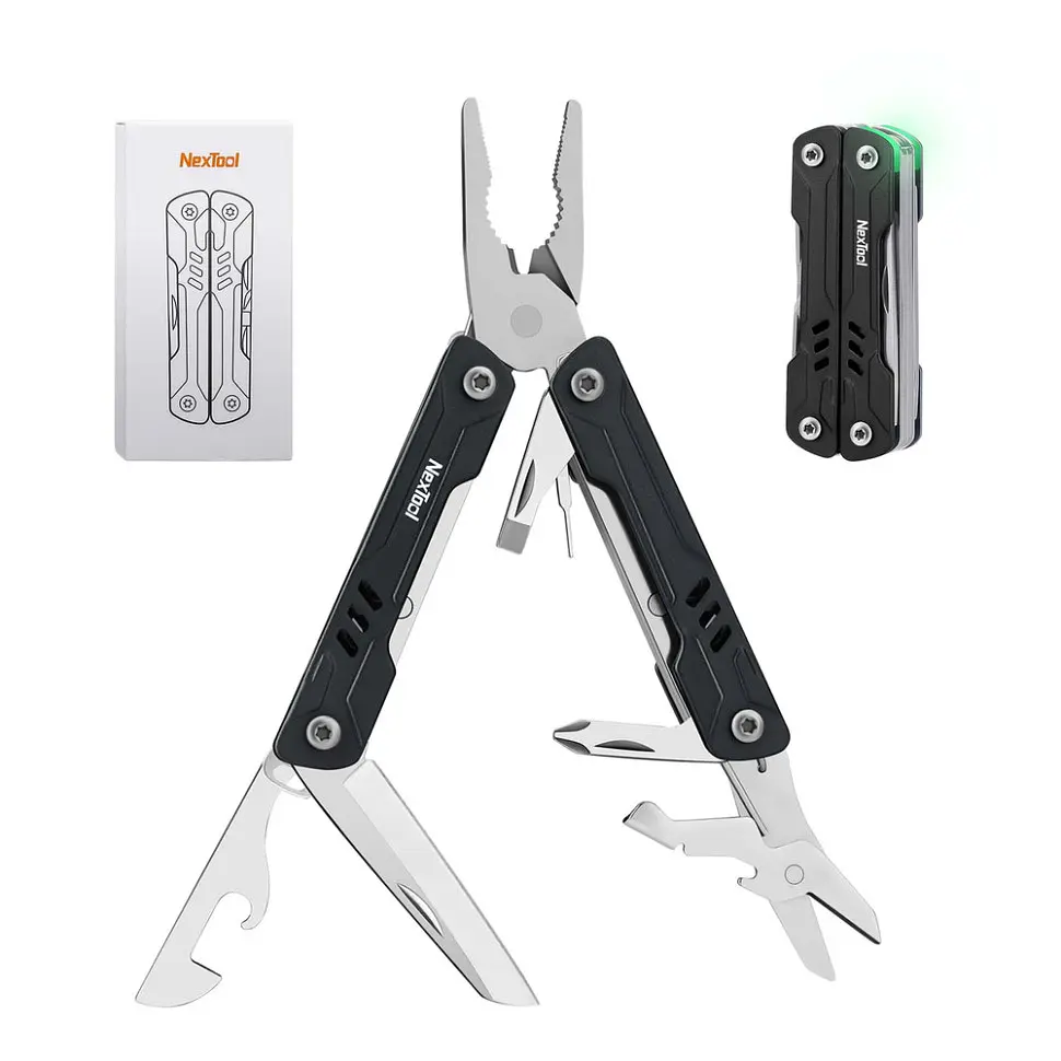Мультитул NexTool Mini Sailor Pliers S11, чорний (NE20156C, NE20156E) - фото 2