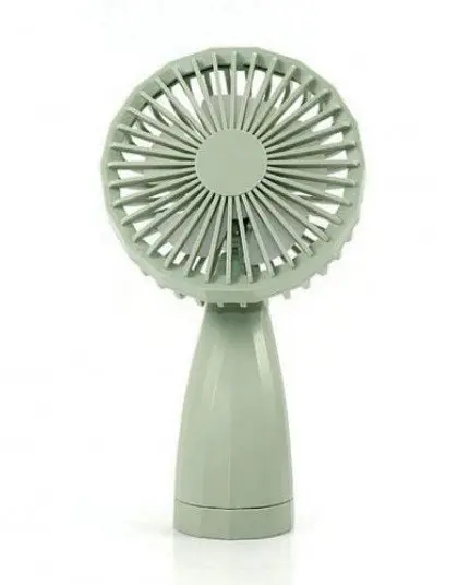 Ручной портативный вентилятор Mini Fan 6601 на аккумуляторе с ручкой мини вентилятор - фото 2