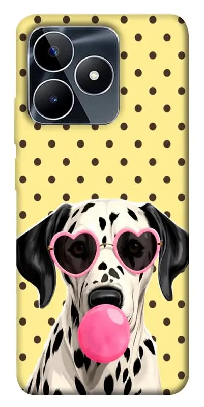 TPU чохол Demsky Pinky dolmatin для Realme C53