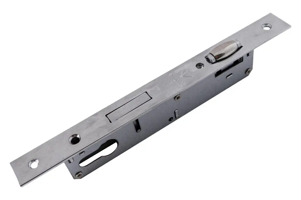 Замок врізний дверний механізм під циліндр FZB 85 x 20 мм ролик CP - фото 3