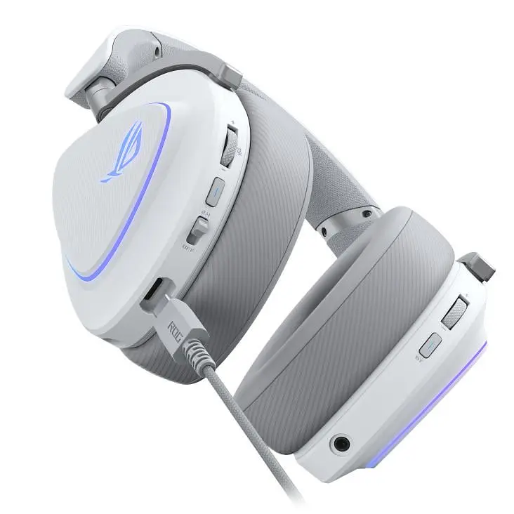 Bluetooth-гарнитура Asus ROG Delta II White (90YH03W0-BHUA10) - фото 2