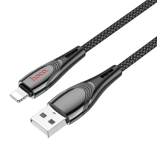 Кабель HOCO U133 Monte charging data cable iP 1,2 m. чорний