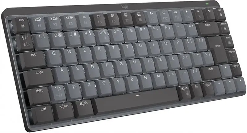 Клавіатура бездротова Logitech MX Mechanical Mini Minimalist Graphite (920-010780) - фото 2