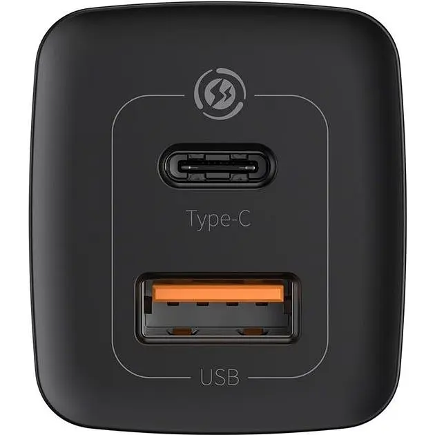 Зарядний пристрій Baseus GaN2 Lite Quick Charger C+U 65W EU Black (CCGAN2L-B01) - фото 4