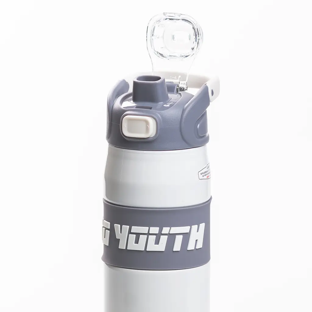 Термос спортивний TO YOUTH 680 мл з мундштуком, білий Yiwu HP-14-54W - фото 4