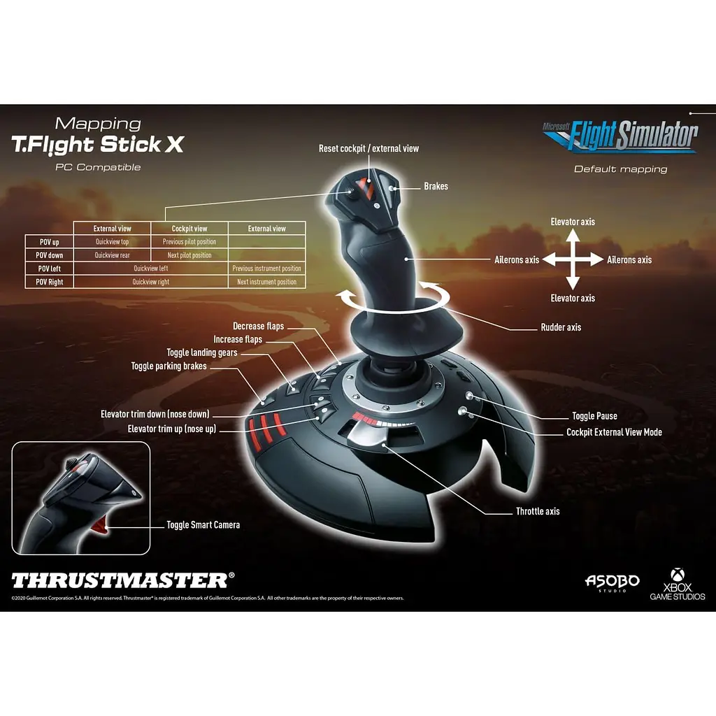 Геймпад ThrustMaster T.Flight Stick X PC PS3 (2960694) - фото 4