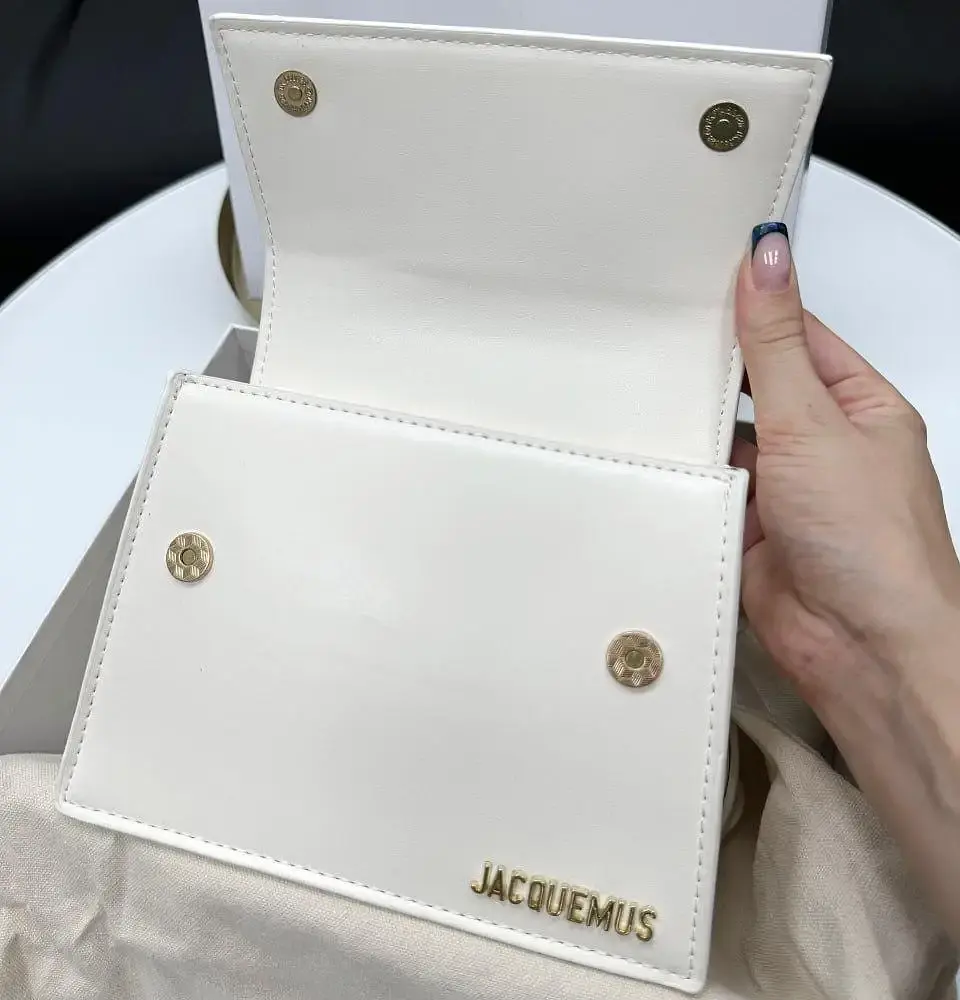 Сумка женская через плечо Jacquemus (Белый) - фото 3