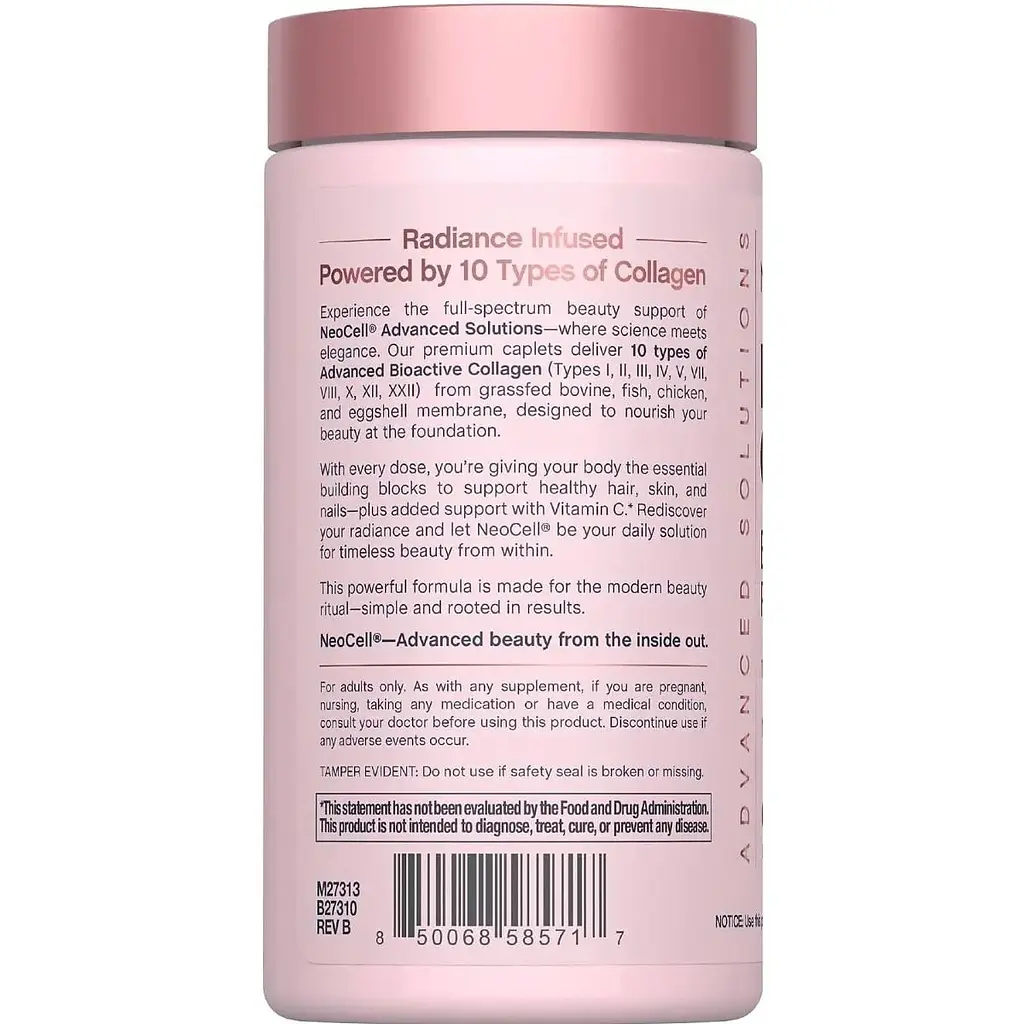 Мультиколагенові біо-пептиди Neocell Multi Collagen Bio-Peptides Protein 60 каплет - фото 3