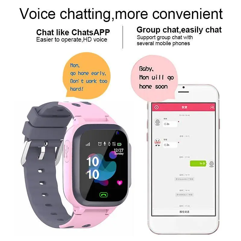 Смарт-годинник Smart Watch S1 GPS SIM Pink (18582-hbr) - фото 4