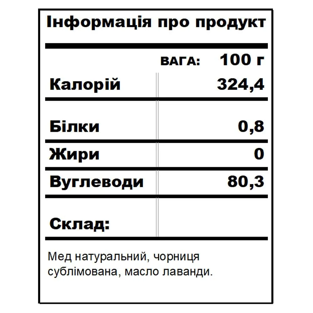 Чорниця-лаванда BDJO 170 г - фото 11