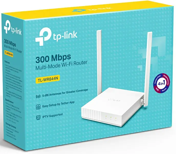 Бездротовий маршрутизатор (роутер) TP-LINK TL-WR844N (2 антени) 6935364088880 (UA UCRF) - фото 4