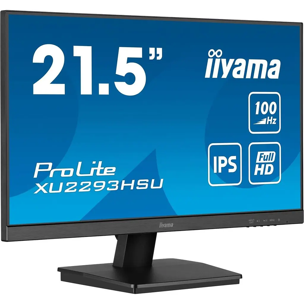 Монітор 21.5" Iiyama XU2293HSU-B7 FHD IPS 100Hz (XU2293HSU-B7) - фото 2