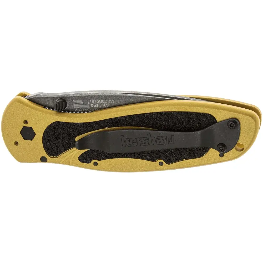 Ніж Kershaw Blur Gold Black - фото 2