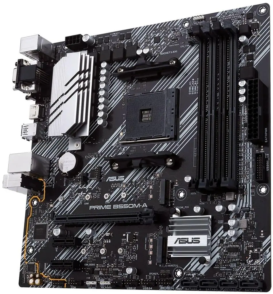 Материнська плата ASUS PRIME B550M-A (Prime B550M-A) (Socket AM4, AMD B550, Micro-ATX) - фото 3